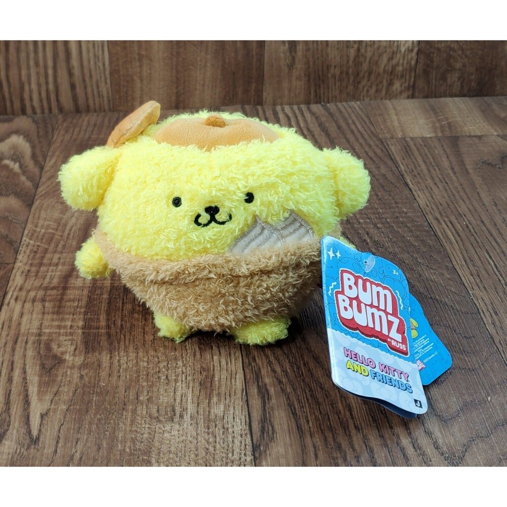 Bum Bumz Hello Kitty and Friends Pompompurpin Ice Cream 5" Plush NWT